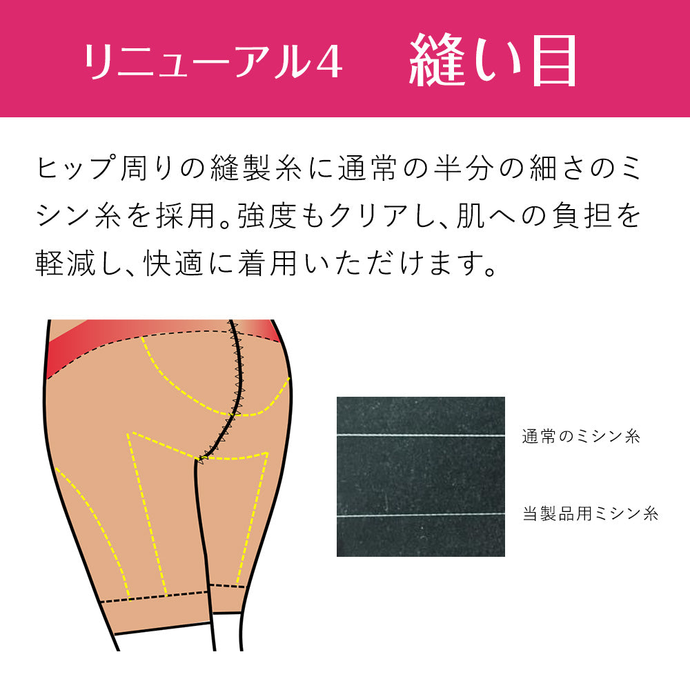 骨盤ベルトINショーツ コットンロングタイプ 2枚セット