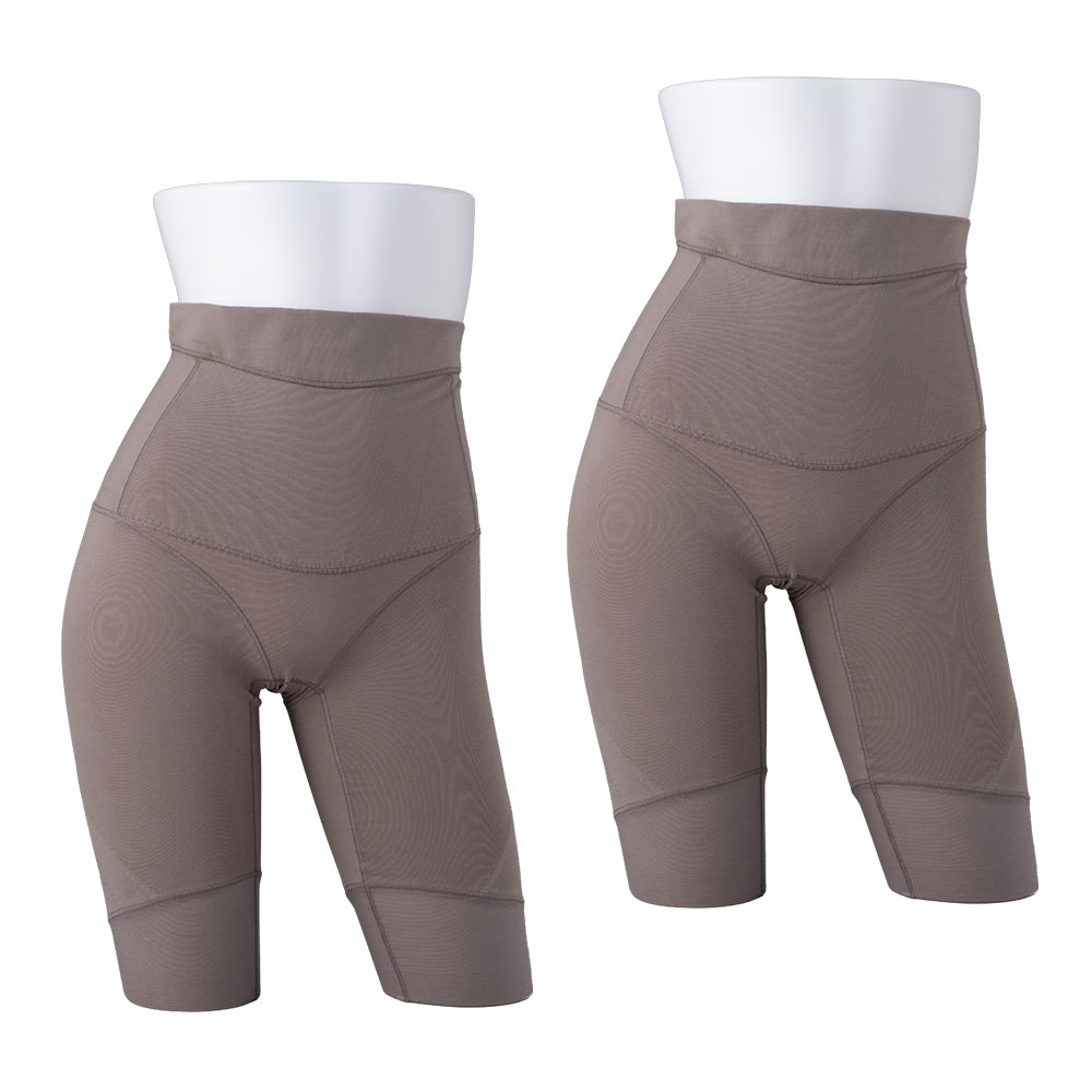 骨盤ベルトINショーツ コットンロングタイプ 2枚セット